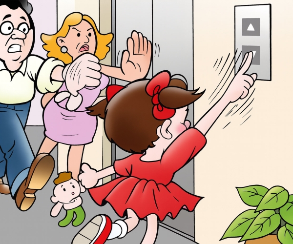 Para chamar o elevador