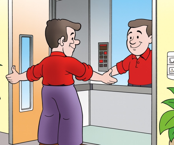 Portas de eixo vertical